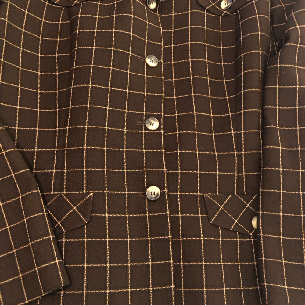 Pendleton Wool Blazer, Brown, Euc - image 6